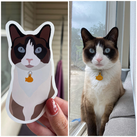 Custom Pet Stickers (Pack of 3)