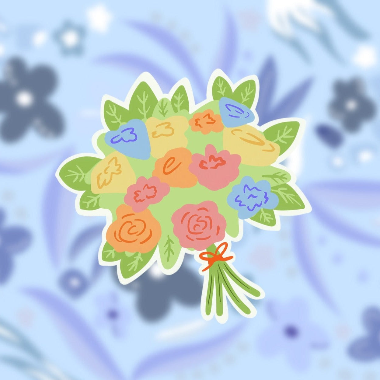 Flower Bouquet Sticker