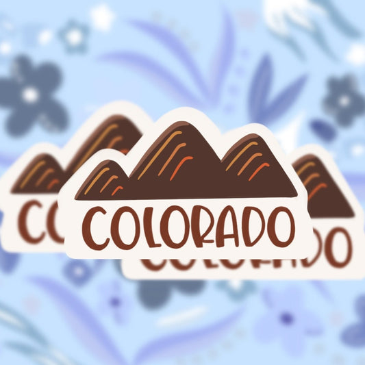 Colorado Mountains Sticker